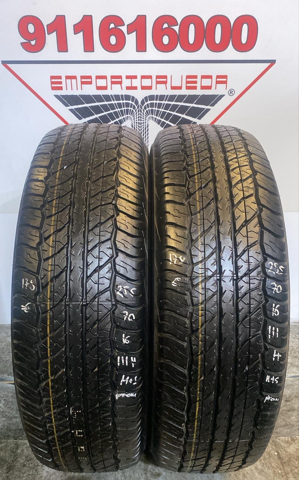 DUNLOP GRANDTREK USADO PREMIUM M+S 255/70 R16 111 H
